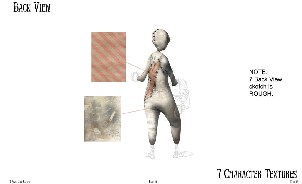 7 Character Texture Back View