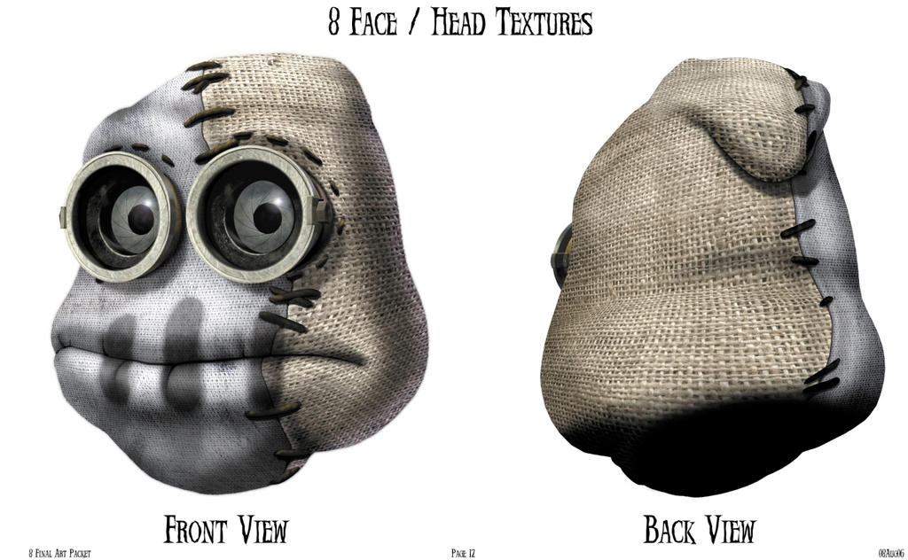8 Face and Head Textures