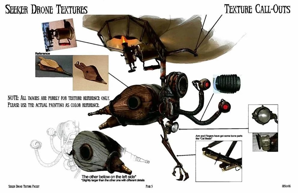 Seeker Drone Texture Sheet