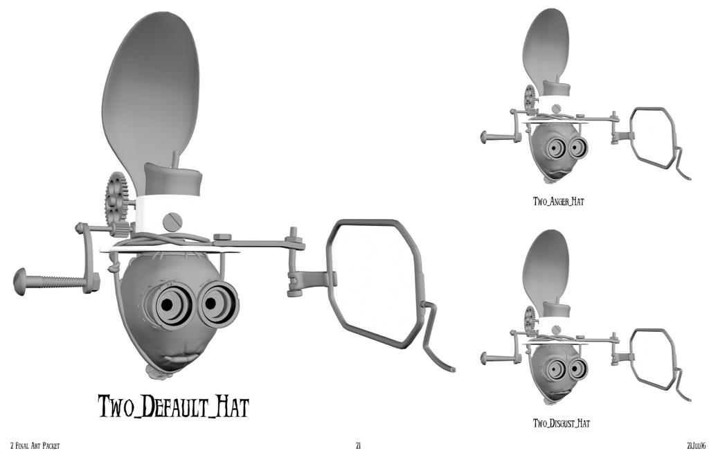 Two Character Hat Expressions Sheet