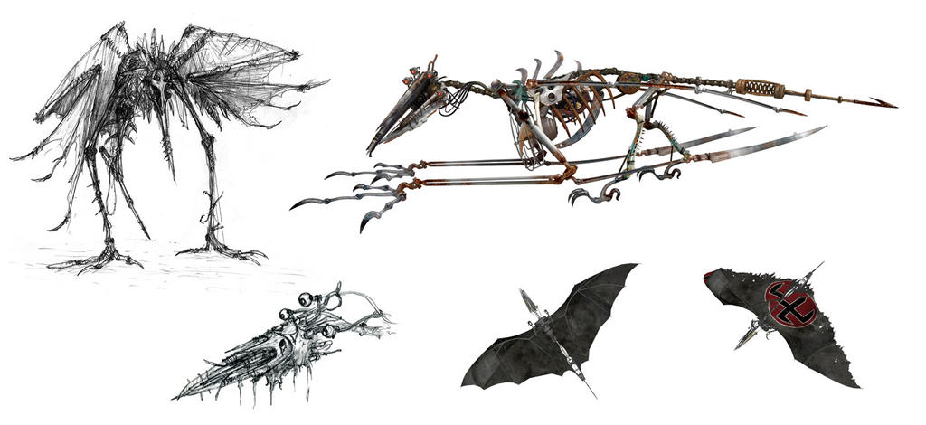 Winged Beast Concept Sheet
