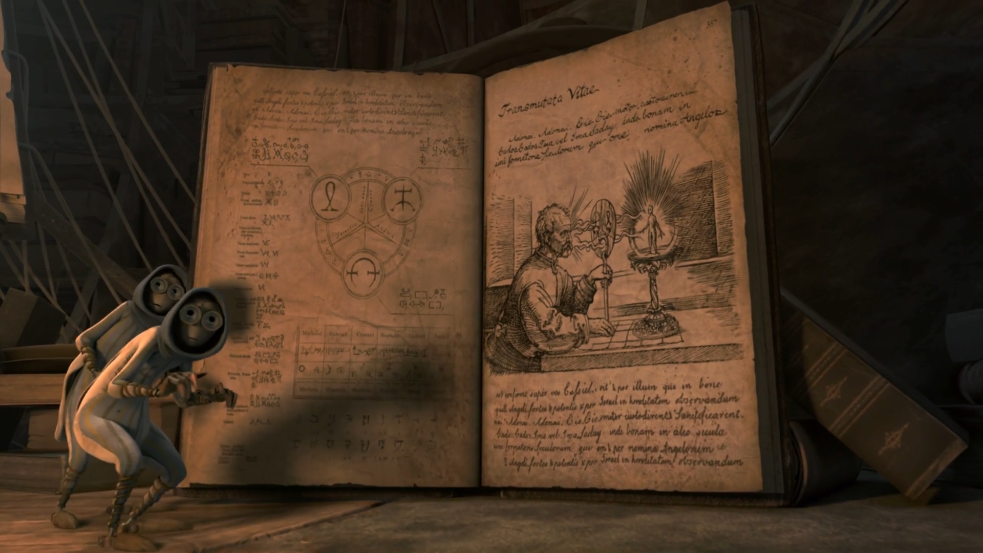 The-Third-and-Fourth-show-a-book-with-an-artifact